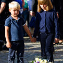 23 July: Princess Ingrid Alexandra and Prince Sverre Magnus outside Oslo Cathedral (Photo: Morten Holm / Scanpix)